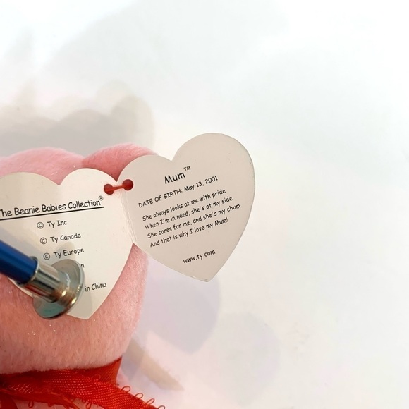 Ty Beanie Babies Mum The Bear 2001 Vintage - Picture 3 of 5